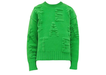 Bottega Veneta "Bottega Veneta" Embossing Sweater Parakeet