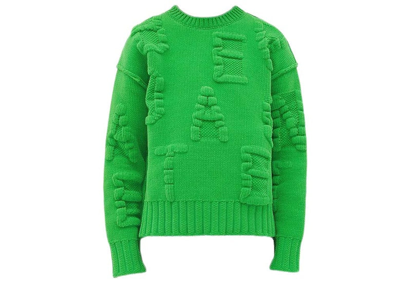 Bottega Veneta "Bottega Veneta" Embossing Sweater Parakeet