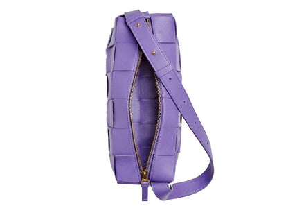 Bottega Veneta Brick Cassette Intreccio Purple