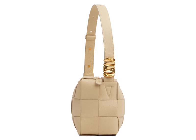 Bottega Veneta Brick Cassette Shoulder Bag Porridge
