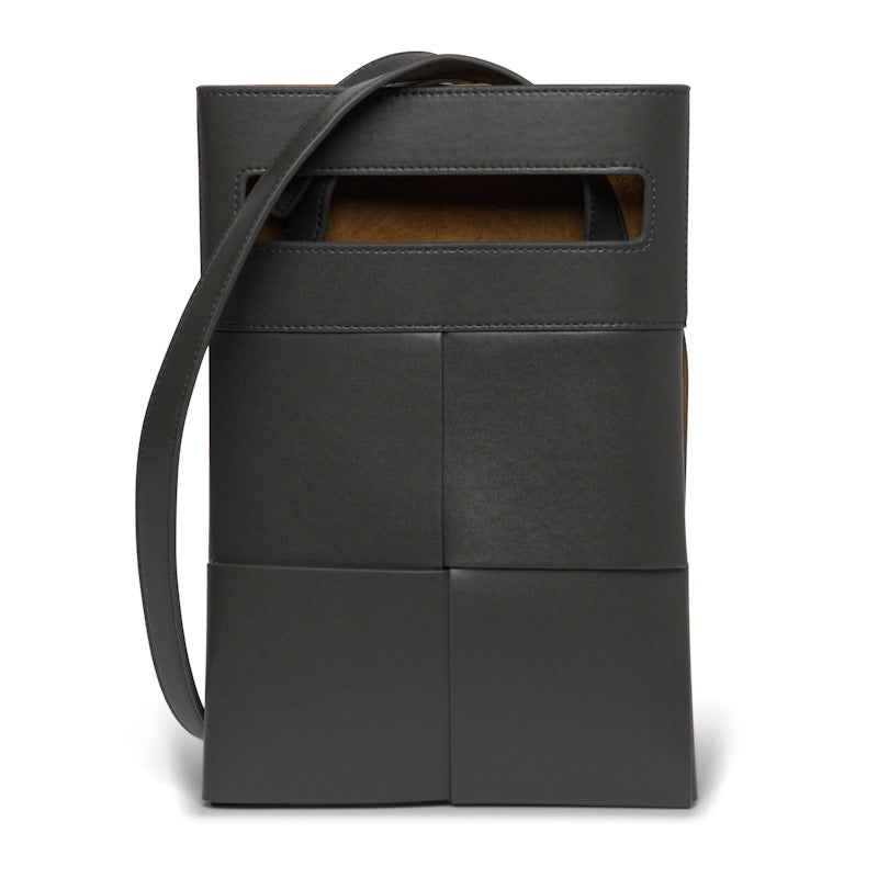Bottega Veneta Calfskin Crossbody Grey