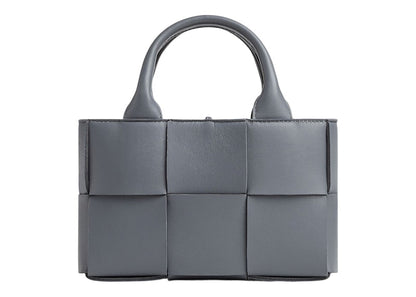 Bottega Veneta Candy Arco Tote Bag Micro Intreccio Thunder