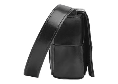 Bottega Veneta Candy Cassette Crossbody Bag Mini Intreccio Black