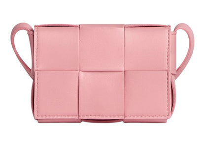Bottega Veneta Candy Cassette Crossbody Bag Mini Intreccio Ribbon