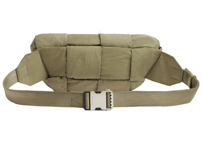 Bottega Veneta Cassette Bumbag Intreccio Travertine