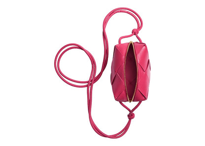 Bottega Veneta Cassette Camera Bag Mini Cranberry