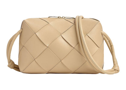 Bottega Veneta Cassette Camera Bag Small Intreccio Porridge