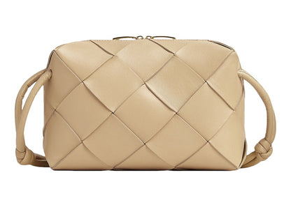 Bottega Veneta Cassette Camera Bag Small Intreccio Porridge