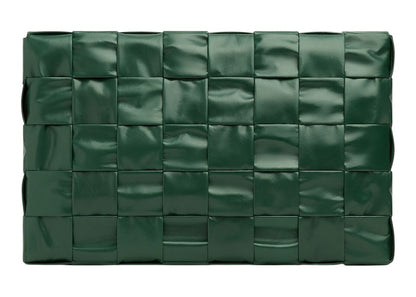 Bottega Veneta Cassette Crossbody Bag Maxi Intreccio Raintree