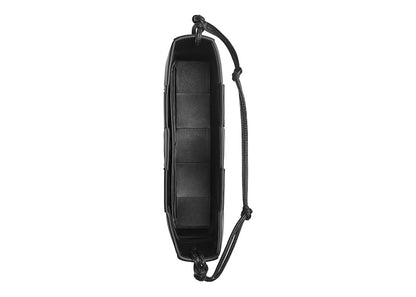Bottega Veneta Cassette Pouch On Strap Intreccio Black