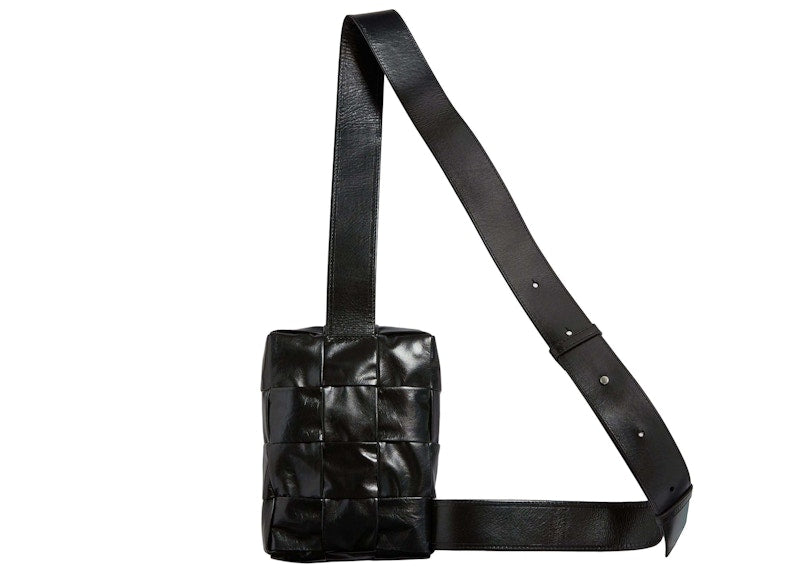Bottega Veneta Cassette Sling Crossbody Bag Black