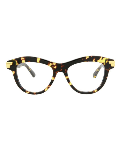 Bottega Veneta Cat Eye Eyeglasses Havana/Havana/Transparent (BV1105O-30011027-002)