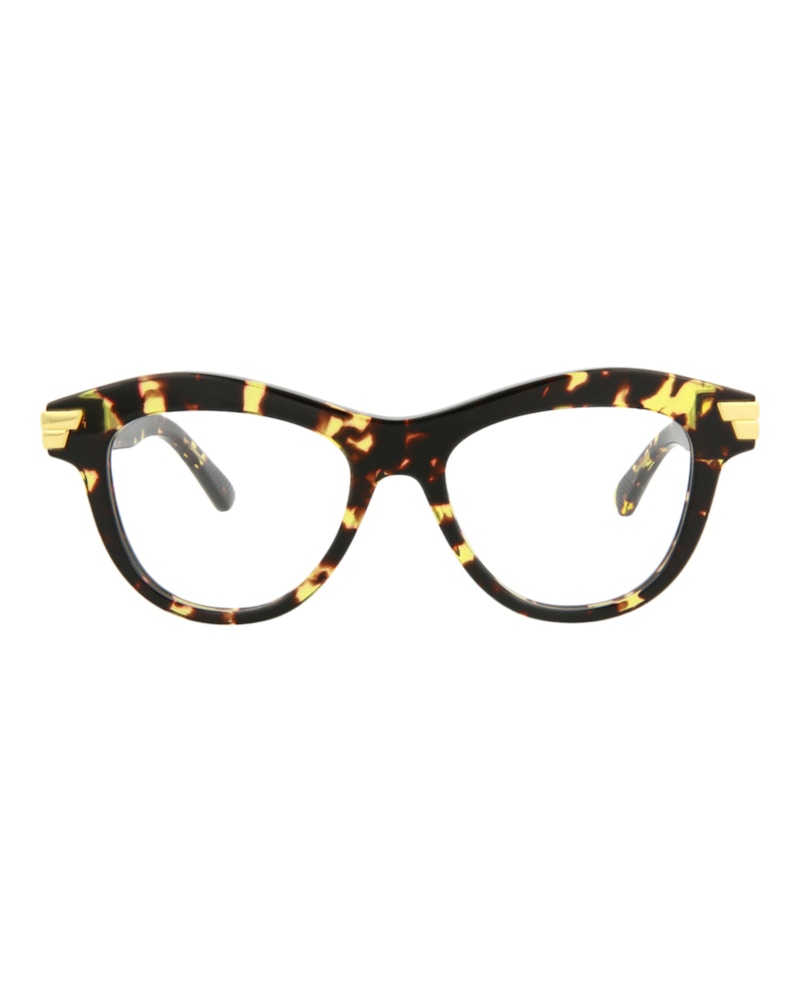Bottega Veneta Cat Eye Eyeglasses Havana/Havana/Transparent (BV1105O-30011027-002)