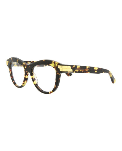 Bottega Veneta Cat Eye Eyeglasses Havana/Havana/Transparent (BV1105O-30011027-002)
