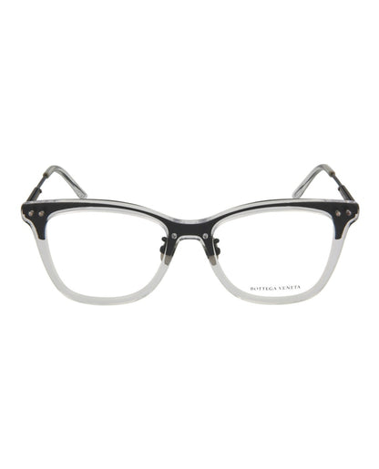 Bottega Veneta Cat Eye-Frame Acetate Optical Frames Crystal Black Transparent (BV0145O-30001690-001)