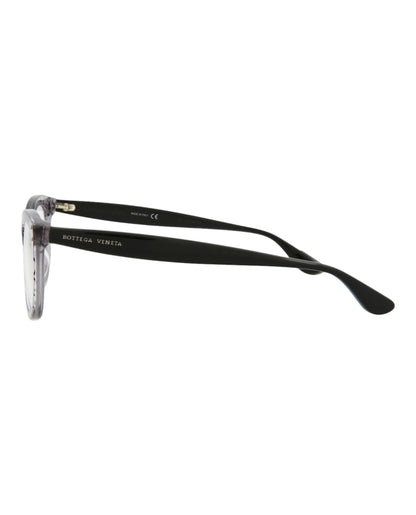 Bottega Veneta Cat Eye-Frame Acetate Optical Frames Grey Black Transparent (BV0235O-30006409-001)