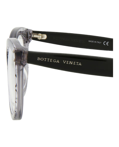 Bottega Veneta Cat Eye-Frame Acetate Optical Frames Grey Black Transparent (BV0235O-30006409-001)