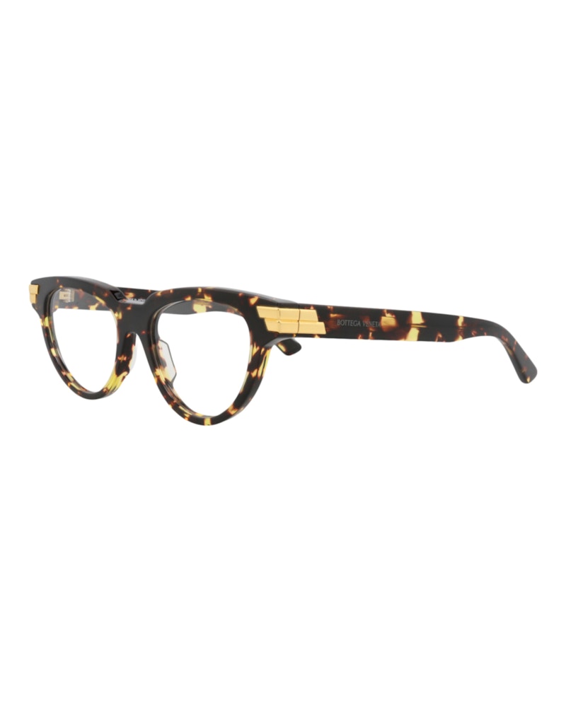 Bottega Veneta Cat Eye-Frame Acetate Optical Frames Havana Havana Transparent (BV1106O-30011030-002)