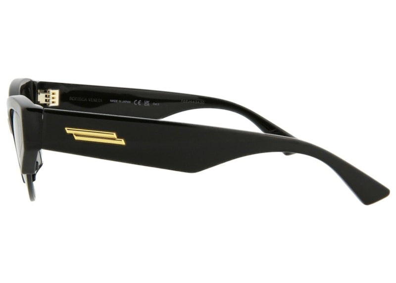 Bottega Veneta Cat Eye-Frame Acetate Sunglasses Black/Grey (BV1102S-30011036-001-00011)