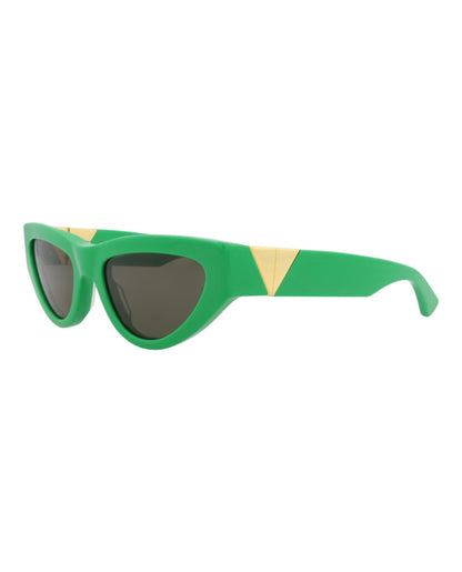 Bottega Veneta Cat Eye-Frame Acetate Sunglasses Green Green Green (BV1176S-30013665-003)