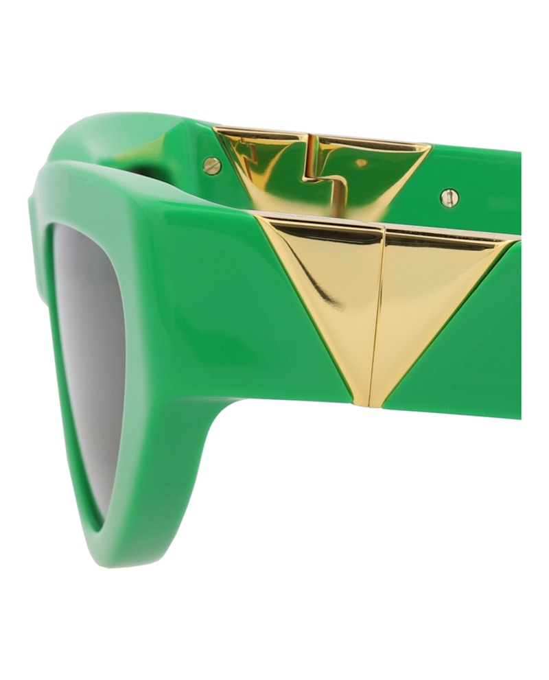 Bottega Veneta Cat Eye-Frame Acetate Sunglasses Green Green Green (BV1176S-30013665-003)