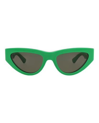 Bottega Veneta Cat Eye-Frame Acetate Sunglasses Green Green Green (BV1176S-30013665-003)