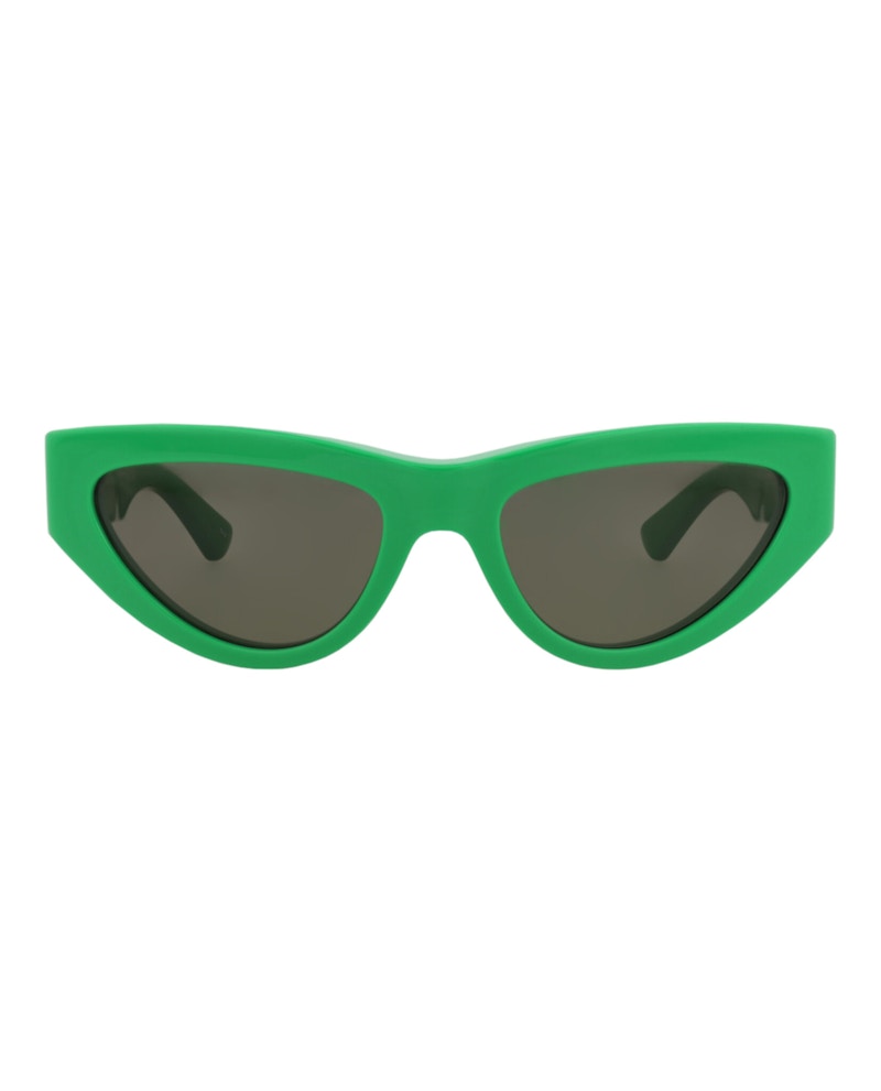 Bottega Veneta Cat Eye-Frame Acetate Sunglasses Green Green Green (BV1176S-30013665-003)