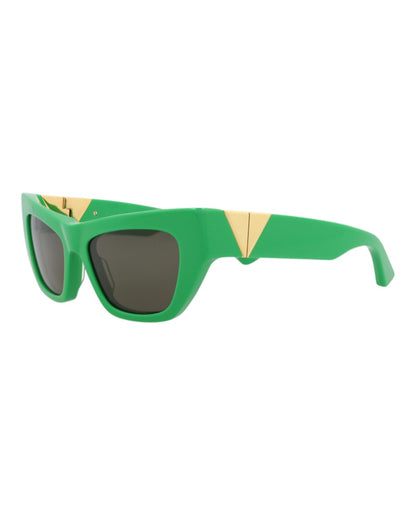 Bottega Veneta Cat Eye-Frame Acetate Sunglasses Green Green Green (BV1177S-30013666-003)