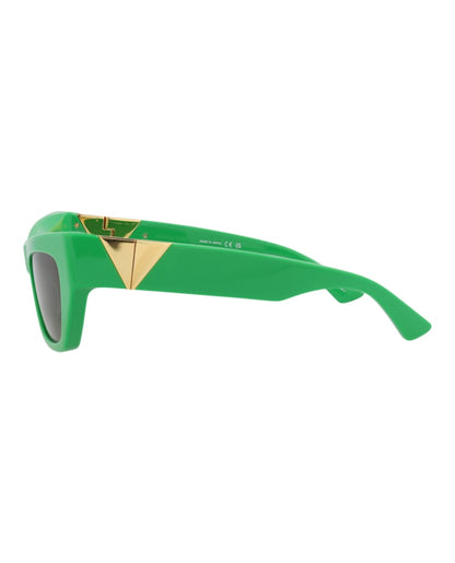 Bottega Veneta Cat Eye-Frame Acetate Sunglasses Green Green Green (BV1177S-30013666-003)