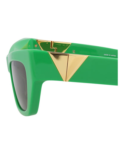 Bottega Veneta Cat Eye-Frame Acetate Sunglasses Green Green Green (BV1177S-30013666-003)
