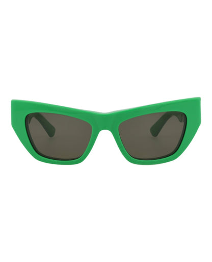 Bottega Veneta Cat Eye-Frame Acetate Sunglasses Green Green Green (BV1177S-30013666-003)