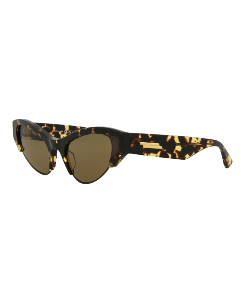 Bottega Veneta Cat Eye-Frame Acetate Sunglasses Havana Havana Brown (BV1102S-30011036-002)