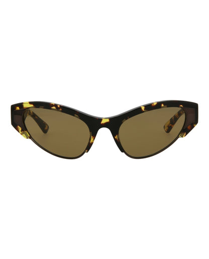 Bottega Veneta Cat Eye-Frame Acetate Sunglasses Havana Havana Brown (BV1102S-30011036-002)