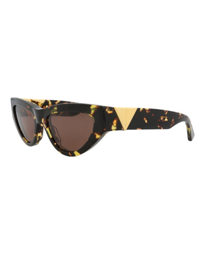 Bottega Veneta Cat Eye-Frame Acetate Sunglasses Havana Havana Brown (BV1176S-30013665-002)