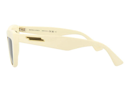 Bottega Veneta Cat Eye-Frame Acetate Sunglasses Ivory/Grey (BV1121S-30011463-003-10048)