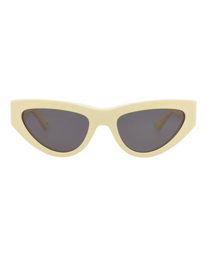 Bottega Veneta Cat Eye-Frame Acetate Sunglasses Yellow Yellow Grey (BV1176S-30013665-004)