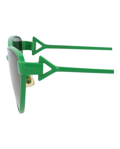 Bottega Veneta Cat Eye-Frame Metal Sunglasses Green Green Green (BV1186S-30013675-004)