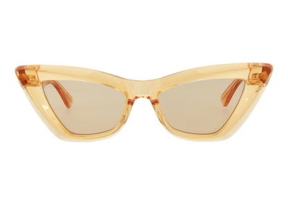 Bottega Veneta Cat Eye Sunglasses Orange/Brown (BV1101S-30011039-011-80008)