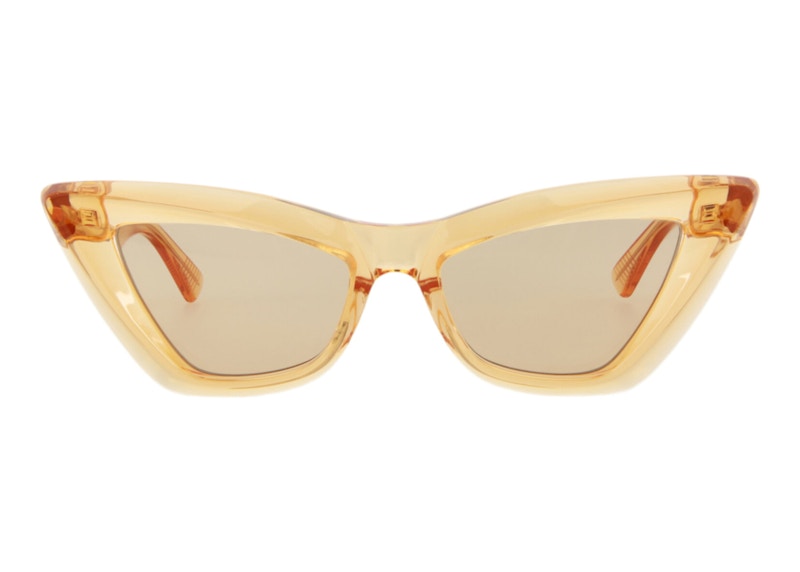 Bottega Veneta Cat Eye Sunglasses Orange/Brown (BV1101S-30011039-011-80008)
