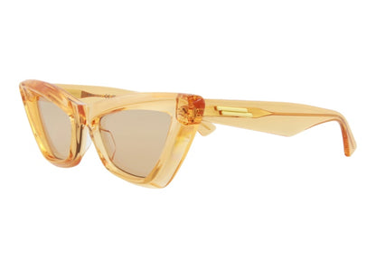 Bottega Veneta Cat Eye Sunglasses Orange/Brown (BV1101S-30011039-011-80008)