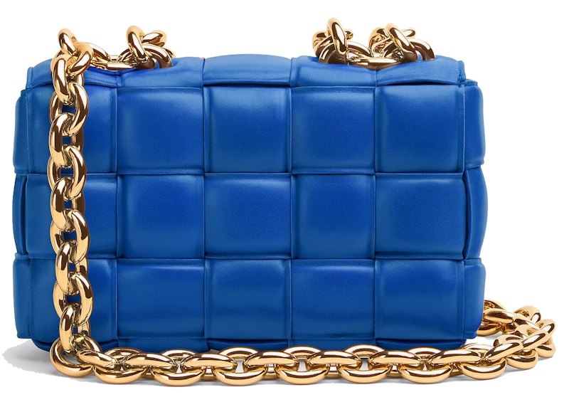 Bottega Veneta Chain Cassette Crossbody Bag Cobalt