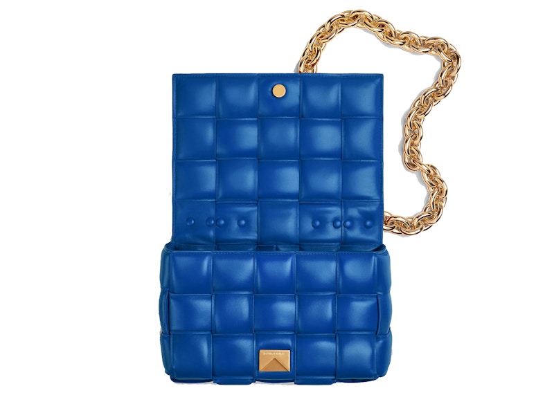 Bottega Veneta Chain Cassette Crossbody Bag Cobalt