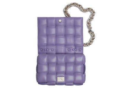 Bottega Veneta Chain Cassette Crossbody Bag Lavender