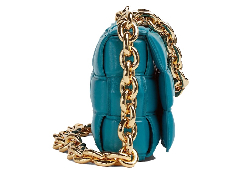 Bottega Veneta Chain Cassette Crossbody Bag Mallard
