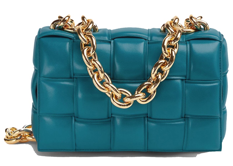 Bottega Veneta Chain Cassette Crossbody Bag Mallard