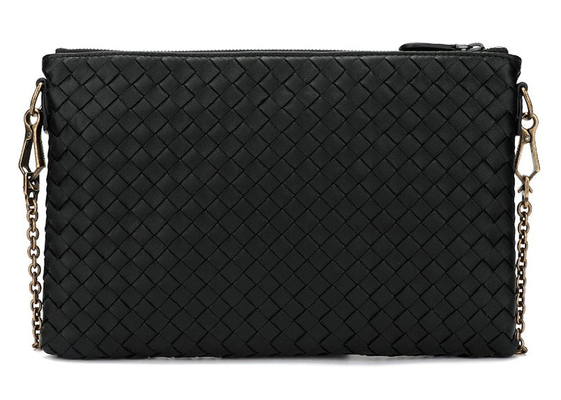 Bottega Veneta City Knot Shoulder Bag Black