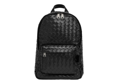 Bottega Veneta Classic Backpack Small Intrecciato Black