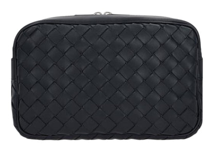 Bottega Veneta Classic Camera Bag Intrecciato Black