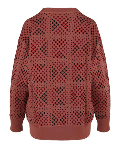 Bottega Veneta Crewneck Polka Dot Sweatshirt Rose