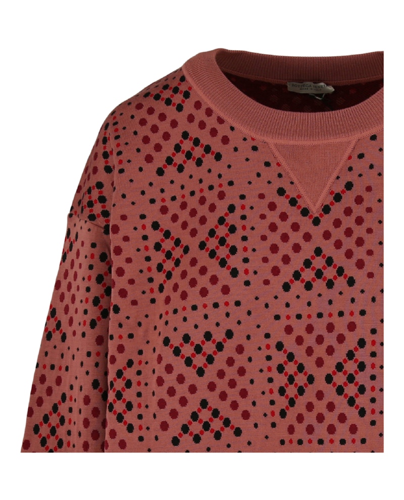 Bottega Veneta Crewneck Polka Dot Sweatshirt Rose